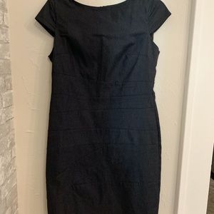 Gray Cap Sleeve Dress